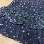 American Eagle  Dark Blue Floral Mini Skirt Photo 2