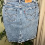 Levi's LEVI’s Premium Denim Skirt NWT Size 26 Photo 5