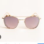 Krewe Sunglasses with Gold Frame and Pink Lenses Photo 1