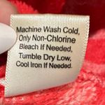 Vera Bradley Soft Lush Red And White Hooded Robe Size L / XL Photo 4