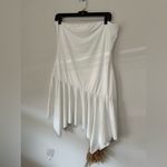 Princess Polly  White Asymmetrical Skirt Photo 1