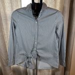 Banana Republic NWOT Dillion Fit Bow Hem Shirt size XS Photo 1
