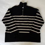 ZARA  Striped Quarter Zip Photo 0