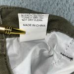 SheIn Distressed Denim Shorts Women 28 High Waist Raw Fringe Olive Photo 6