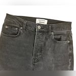 Reformation  Skinny Leg Cropped Black Jeans Photo 4