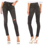Citizens of Humanity  Rocket Mid Rise Skinny Jeans Lithe Black Size 25 Photo 1