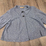 Notations  Royal Blue Black White Cropped Dressy Jacket Plus size 3X Photo 0