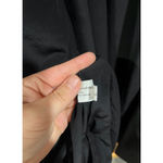 Eskandar Black Wool Cashmere Cocoon Coat Button Front Made in England Size 1 Photo 11