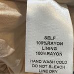 Mittoshop  beige drawstring flowy wide leg pants size small Photo 4