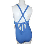 Kona Sol  Women's Wide Ribbed Ring Medium Coverage One Piece Swimsuit Medium NWT Photo 5