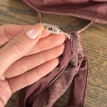 Vitamin A Asymmetrical One Shoulder Sparkly Plum Purple Bikini Set Photo 4