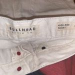 Bullhead Denim Co White High Rise Shorts Photo 2