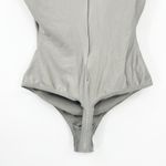 SKIMS Womens Summer Disco Mock Neck Sleeveless Tank Bodysuit Size M Smoke Photo 7