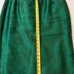 Le Suit Petite 12P Green Skirt Suit Old Money Classic Holiday Elegant Church Photo 13