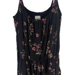 Kaileigh Women's Size Small Adalia Knit Black Floral Wide Leg Jumpsuit Photo 2