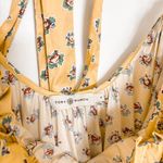 Tory Burch  Floral Midi-dress Garden Rose Yellow Photo 4