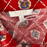 WAYF Josefina Mix Print Crop Top Red Tomato medium Photo 4