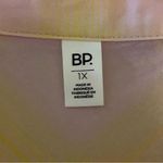 Nordstrom BP Window Pane Crop Boxy Pink Yellow Button-Up Shirt SZ 1X Photo 11