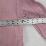 Love Whit by Whitney Port Top Pink Wrap Blouse Long Sleeve Shirt Womens Small Photo 5
