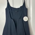 STAUD Joli Open-Back Full Skirt Maxi Dress Gown Navy Blue NWT Size 4 Photo 7