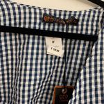 Urban Outfitters NWT LF balloon sleeve gingham wrap top Photo 3