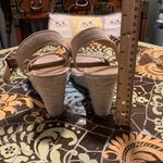 Brash HEMP WEDGE with RHINESTONE STRAP Sz: 8.5 Photo 3