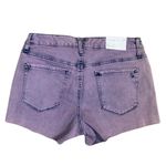 Jessica Simpson  Women's Shorts Sz 27 Purple Wash Jean Denim Cut Off New‎ Photo 1
