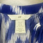 H&M  Cotton Tunic Dress Abstract Womens XL Blue Photo 2