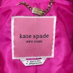 Kate Spade  Flounce Hem Trench Coat
Electric Pink Water Resistant Ruffle Medium Photo 7