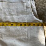 H&M Cream Midi Linen Cotton Blend Sleeveless Button Down Women’s M Summer Beach Photo 4