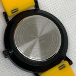 Shengke Sk women’s watch quartz black tone 34mm yellow silicone band running Photo 5