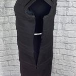 Max and Cleo midi bodycon layered dress w/cap sleeves black sz 10 Photo 7