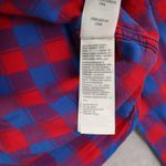 Hollister  Red Flannel Plaid Vintage Y2K Gingham Buffalo 90s Urban Shirt Large Photo 9