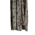 Zadig & Voltaire Karolina Ruffled Paisley Short Sleeve Midi Dress Size Small Photo 5