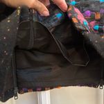 Milly  Black Exposed Zippers Mini Skirt Southwestern Chic Contemporary Size 0 XS Photo 6