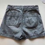 Madewell  High Rise Denim Shorts Blue White Stripe Size 25‎ Women's Casual Photo 2
