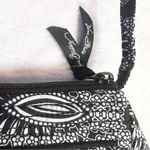 Vera Bradley Black & White Blanco Bouquet Boho Quilted Crossbody Bag Small Purse Photo 4