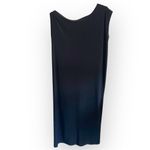 Norma Kamali  Drop Shoulder Sheath Dress, black, stretchy jersey, size S Photo 8