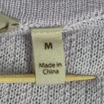 Soft Surroundings Knit Sweater Womens M Lilac Scoop Neck Long Sleeve Textured Photo 5