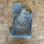American Eagle Highest Rise Mom Jean Denim Heavily Distressed Size 2 Short Photo 1