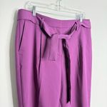 Ann Taylor NWT The Belted High Waist Taper Dress Pant in Twill Size 14 Work Wear Photo 6