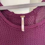Free People Burgundy Thermal Tunic Top Photo 2