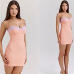 House Of CB  Size S  A-C‎  'Harper' Sorbet Lace Trimmed Mini Dress NWOT Size S Photo 3