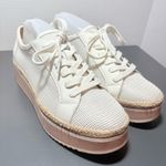 DOLCE VITA Telah White Mesh Platform Shoes Size 9 Photo 8