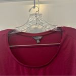 The Limited  Maroon/Plum Scoop Neck 3/4 Sleeve Blouse M Photo 2
