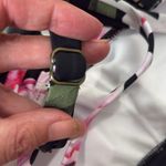 ISLAND ESCAPE Triple Tier Bandeau Tankini Top sz 6 Black Pink‎ Swimwear NWT Photo 6