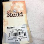 Mudd  Burnout Velvet Black Bodycon Mini Skirt NWT Size S Juniors Photo 2