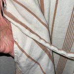 Modcloth Sweet Surprise Faux Wrap Cream and Tan Striped Mini Dress Size 12 Photo 9