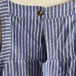 For Cynthia Linen Blend Striped Knee Length Shift Dress M Photo 8