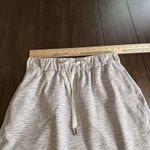Lululemon On the Fly Skirt Size 8 Gray & White Tennis Outdoor Sports NEW! Photo 3